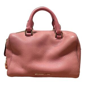 Michael Kors Rose Leather Satchel